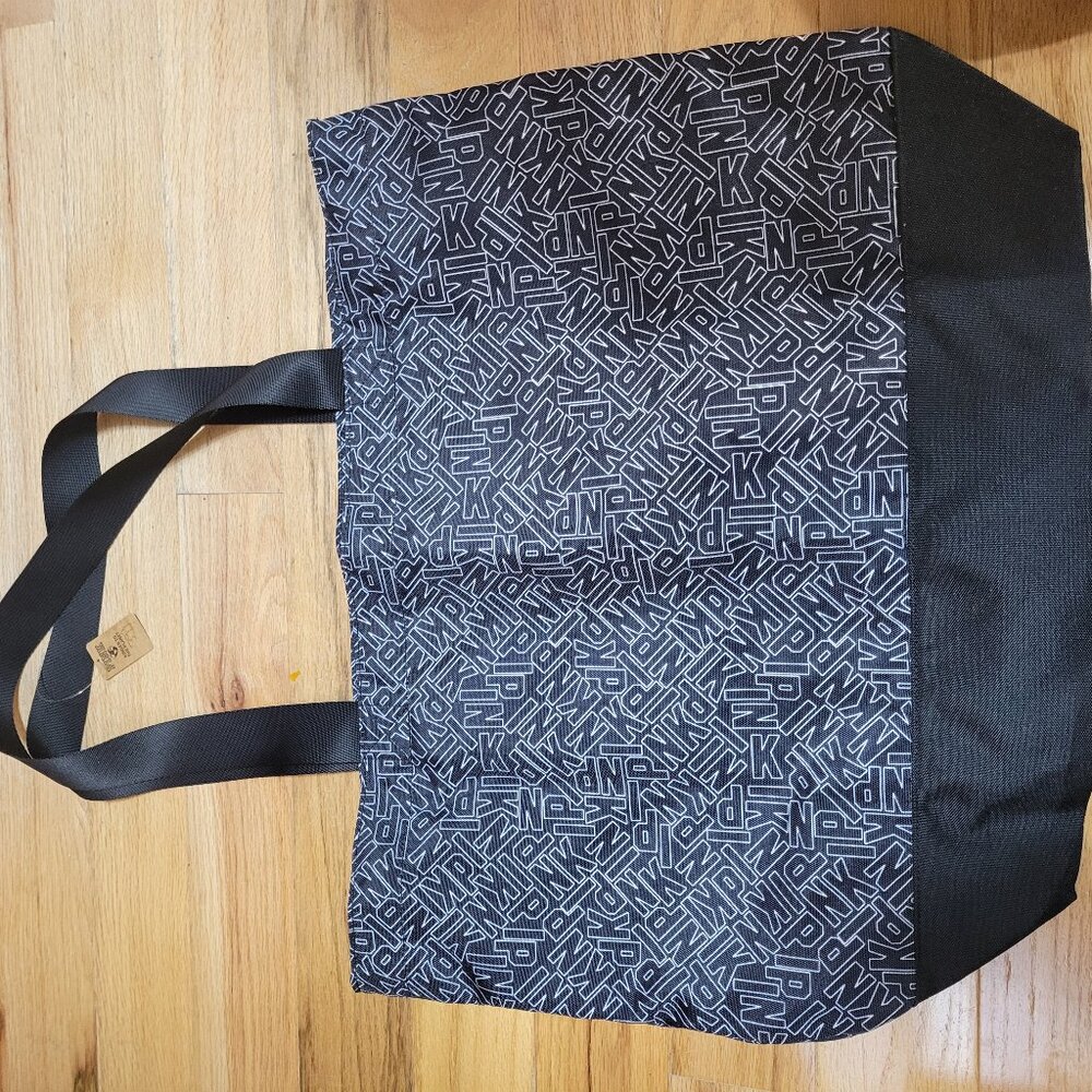 Victoria Secret PINK Tote Bag (black & white) NWT